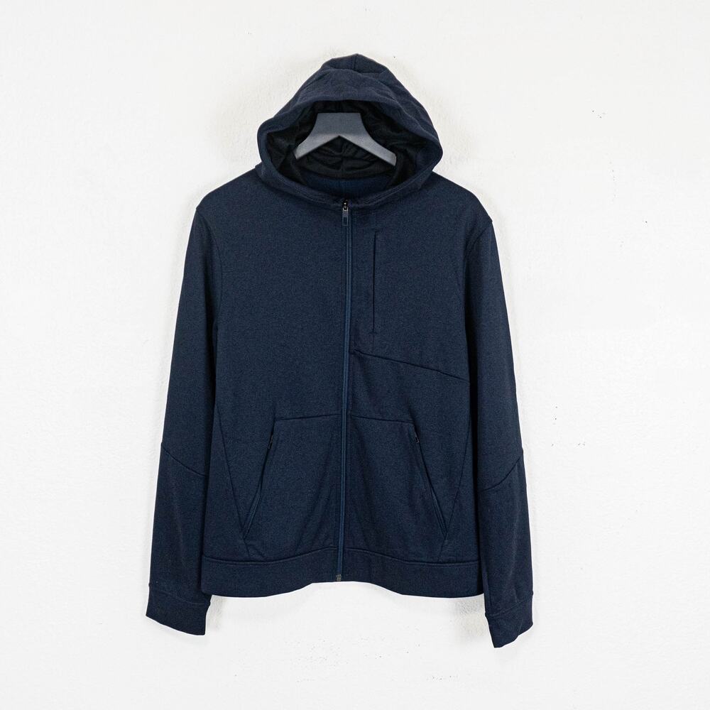 Lululemon Men's City Sweat Zip Hoodie in Navy blue size Medium